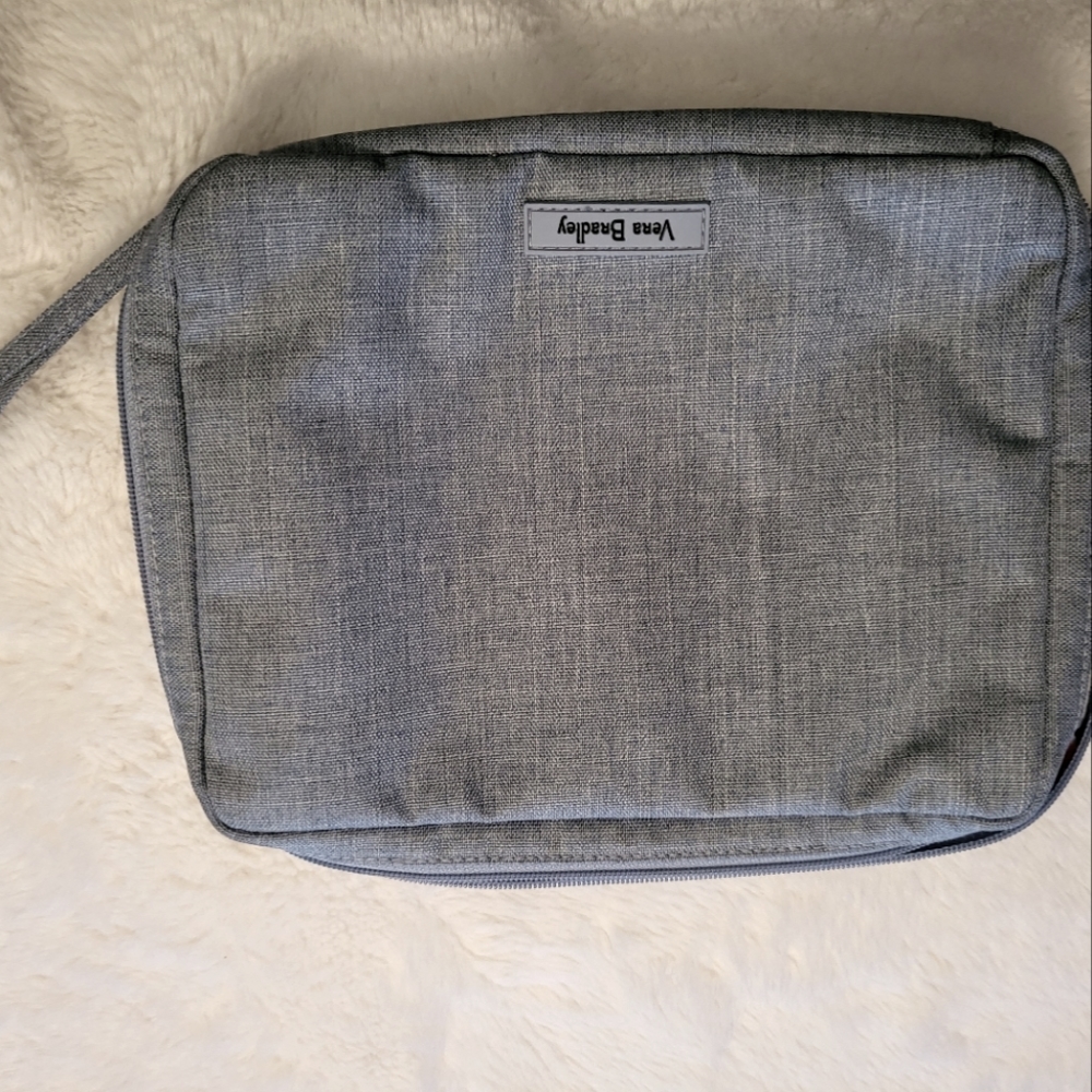 Vera Bradley zip pouch, wipe holder